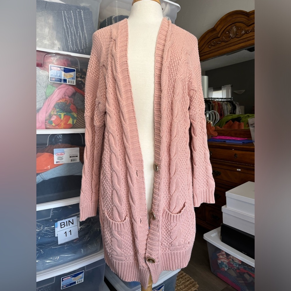 Pink Cardigan